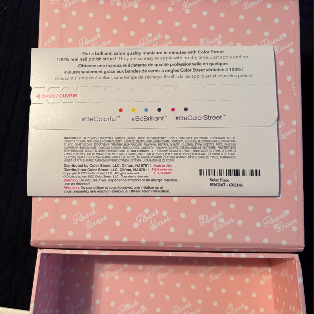 Color Street Solar Flare Nail Strips - Picture 3 of 3